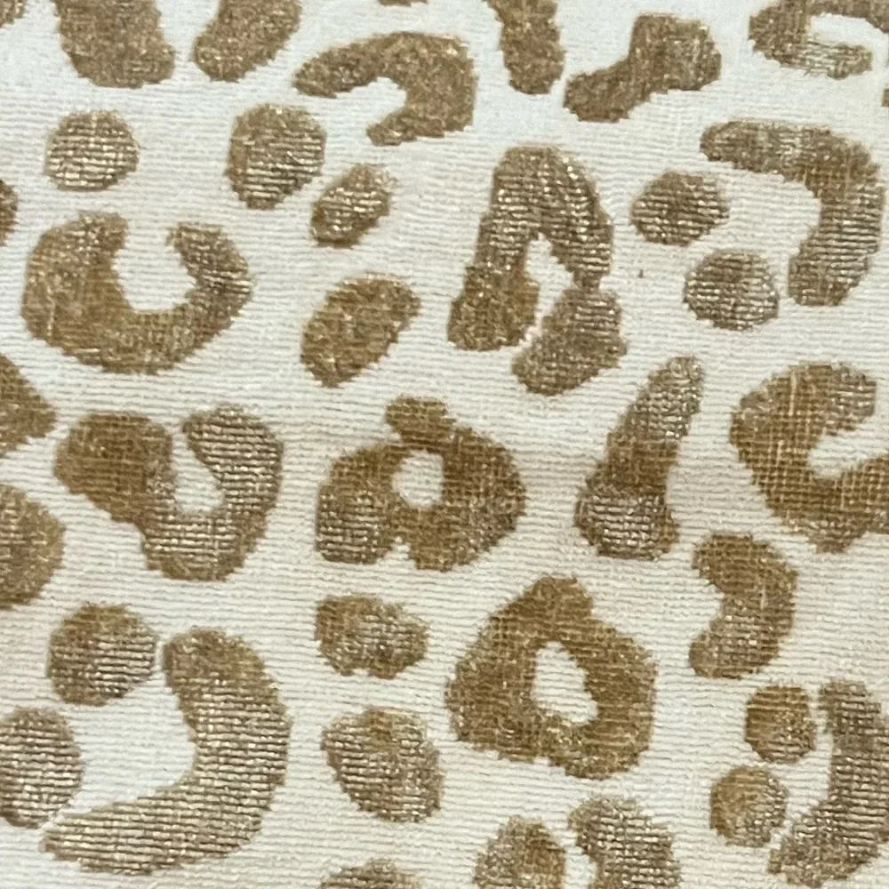 🆕 Leopard Beach Towel Ivory Gold